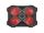 GENESIS Oxid 260 Llaptop-Kühlpad 43,9 cm (17.3") 1010 RPM Schwarz, Rot