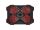 GENESIS Oxid 260 Llaptop-Kühlpad 43,9 cm (17.3") 1010 RPM Schwarz, Rot