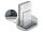 DeLOCK USB Type-C Dockingstation für 2 x SATA HDD / SSD transparent