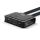 Lindy 42346 Tastatur/Video/Maus (KVM)-Switch Schwarz