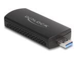 DELOCK Wi-Fi 6E Dualband WLAN USB Adapter AX3000 2x 574 Mbps