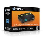 Trendnet TPE-TG44G Netzwerk-Switch Unmanaged Power over Ethernet (PoE) Schwarz