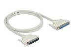DELOCK Serielles Kabel D-Sub 37 Stecker zu Buchse 1m