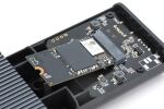 Digitus USB M.2 Festplattengehäuse, SSD, extern, NVMe, 40Gbps, USB 4.0, Aluminium, werkzeugfrei