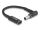 DeLOCK Adapterkabel für Notebook Ladekabel USB Type-C Buchse zu Samsung 5,5 x 3,0 mm Stecker 90° gewinkelt 15 cm