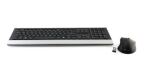 MediaRange MROS105-YU Tastatur Maus enthalten Heimbüro RF Wireless QWERTZ Schwarz, Silber