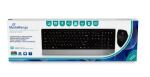MediaRange MROS105-YU Tastatur Maus enthalten Heimbüro RF Wireless QWERTZ Schwarz, Silber