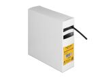 DELOCK Schrumpfschlauch Box, Innenkleber 5m x 3,2mm schwarz