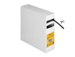 DELOCK Schrumpfschlauch Box, Innenkleber 5m x 3,2mm schwarz