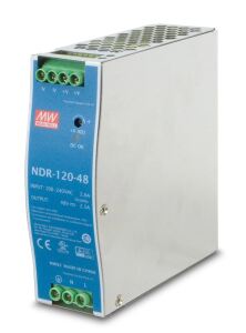 PLANET PWR-120-48 Netzteil 120 W Blau, Grau