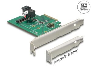 DELOCK PCI Expr Card 1x 36pin SFF +1x 67pin M.2 Key M