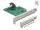 DELOCK PCI Expr Card 1x 36pin SFF +1x 67pin M.2 Key M