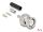 DeLOCK BNC Stecker zum Crimpen RG-174 / RG-316 mit passendem Schrumpfschlauch