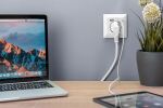 Digitus Sicherheits-Steckdose für Unterputzmontage mit 2 USB-Ports