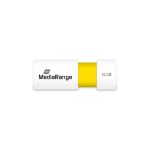 MediaRange MR972 USB-Stick 16 GB USB Typ-A 2.0 Weiß, Gelb