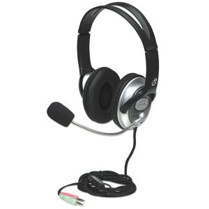 Manhattan Classic Stereoheadset, Flexibles Mikrofon und hohe Audioqualität