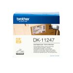 Brother DK-11247 Etiketten erstellendes Band Schwarz auf weiss