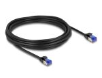 DELOCK RJ45 Netzwerkkabel Cat.6A S/FTP Slim 5m schwarz