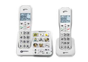 Geemarc AmpliDECT 595-2 Schwerhörigentelefone Bildtasten