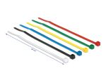 DELOCK Kabelbinder 100mm 100Stk farbig
