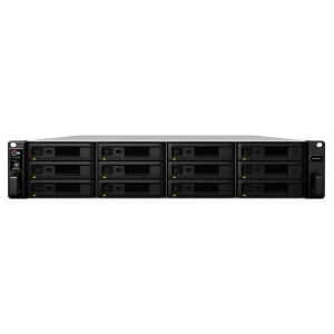 Synology RackStation RS3618xs NAS Rack (2U) Intel® Xeon® D D-1521 8 GB DDR4 0 TB DiskStation Manager Schwarz