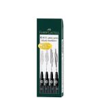 Faber-Castell 167115 Fineliner Multi Schwarz 4 Stück(e)