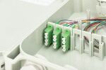 Digitus FTTH/FTTB-Anschlussgehäuse, bestückt, OS2, 12 Fasern, LC/APC