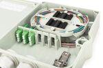 Digitus FTTH/FTTB-Anschlussgehäuse, bestückt, OS2, 12 Fasern, LC/APC