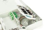 Digitus FTTH/FTTB-Anschlussgehäuse, bestückt, OS2, 12 Fasern, LC/APC