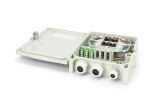 Digitus FTTH/FTTB-Anschlussgehäuse, bestückt, OS2, 12 Fasern, LC/APC