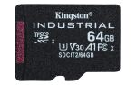 Kingston Technology 64GB microSDXC Industrial C10 A1 pSLC Karte + SD-Adapter