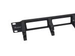 Equip 19" Rack Mount Kabelmanagement-Panel, Schwarz