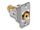 DELOCK Panel Mount Klinkenbu 3,5mm 4 Pin zu Klinkenbu silber