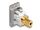 DELOCK Panel Mount Klinkenbu 3,5mm 4 Pin zu Klinkenbu silber