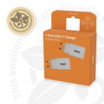CLUB3D CAC-3020 Ladegerät für Mobilgeräte Smartphone, Universal Weiß AC Schnellladung Drinnen