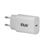 CLUB3D CAC-3020 Ladegerät für Mobilgeräte Smartphone, Universal Weiß AC Schnellladung Drinnen
