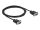 DELOCK RS-232 Kabel Seriell D-Sub9 2 m St/St steckergehäuse