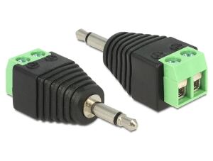 DeLOCK 65528 Kabeladapter 3.5mm Schwarz, Grün, Silber