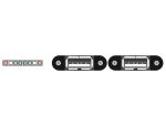 DELOCK USB Kabel Pinheader 8Pin -> 2x A Bu/Bu 0.25m