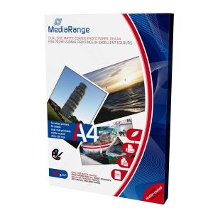 MediaRange MRINK102 Fotopapier A4 Weiß Matte