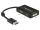 DeLOCK 0.16m DisplayPort/VGA+HDMI+DVI 0,16 m VGA (D-Sub)+ HDMI + DVI Schwarz