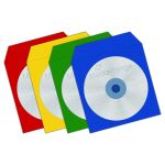 MediaRange BOX67 CD-Hülle Schutzhülle 1 Disks Blau, Grün, Rot, Gelb