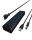 ICY BOX IB-AC6113, 13 Port USB3.0 Hub + 1x Ladeport, Aluminium Gehäuse mit Netzteil