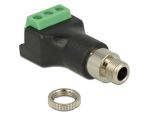 DELOCK Adapter Terminalblock 3Pin > 3,5mm Klinkenbu....