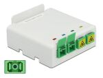 DeLOCK LWL Anschlussdose für Hutschiene 4 x SC Simplex oder LC Duplex