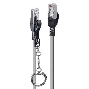Lindy 47602 Netzwerkkabel Grau 1 m Cat6a S/FTP (S-STP)