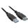 Sharkoon 1m, 2xUSB3.0-A USB Kabel USB 3.2 Gen 1 (3.1 Gen 1) USB A 5 Gbit/s Schwarz