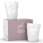 FIFTYEIGHT 350ml Becher - Vergnügt Verdutzt weiß