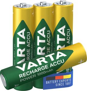Varta 05703 Wiederaufladbarer Akku AAA Nickel-Metallhydrid (NiMH)