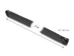 DELOCK Geflechtschlauch mit Reißverschluss 3 m x 50 mm schw